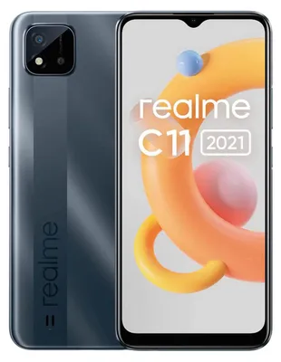 Produktbild von realme C C11 2021, 16,5 cm (6.5"), 2 GB, 32 GB, 8 MP, Android 11, Grau