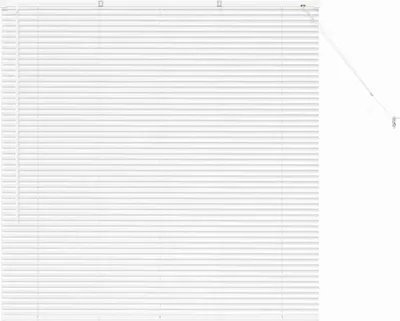 Produktbild von vidaXL Balkenjalousien Weiß 130 x 130 cm Aluminium