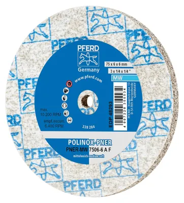Produktbild von PFERD POLINOX wheels PNER, 5 Stück(e)