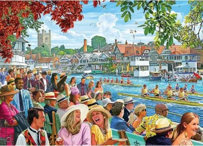 Produktbild von GIBSONS Puzzle Veslování na závodě  1000 dílků