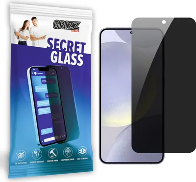 Zdjęcie produktu dla Ochraniacz ekranu GrizzGlass SecretGlass Privacy do Samsung Galaxy S24 Plus - Czarny