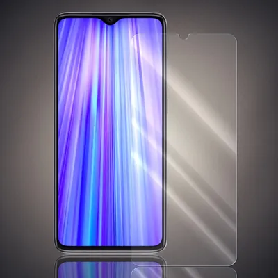 Produktbild von Panzer Folie für Xiaomi Redmi Note 8 Echt Glas Displayschutzfolie Transparent Glasfolie 9H Härtegrad Schutzglasfolie