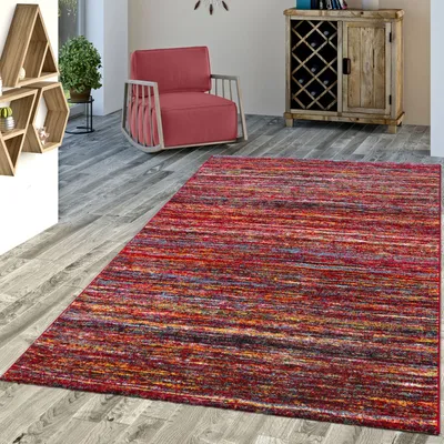 Produktbild von TT Home Wohnzimmer Teppich Esszimmer Kurzflor Moderne Deko Geometrische Rauten Optik Meliertes Muster Ethno Style Größe 160x230 cm