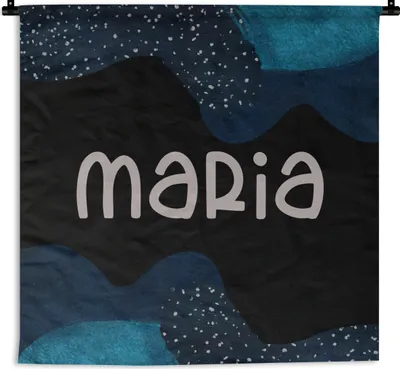 Produktbild von MuchoWow® Wandteppich Wandbehang Maria - Pastell - Mädchen 150x150 cm Tapisserie Dekoration Wandtuch - Wohnaccessoires - Modernes