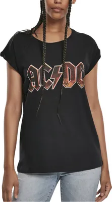 Produktbild von MERCHCODE T-Shirt Damen Voltage Logo schwarz Band-Merch, Bands 100% Baumwolle S