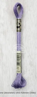 Imagen del producto de DMC Hilo para bordado Mouline Effet Lumiere 317w -155, 6 hebras, 8 metros