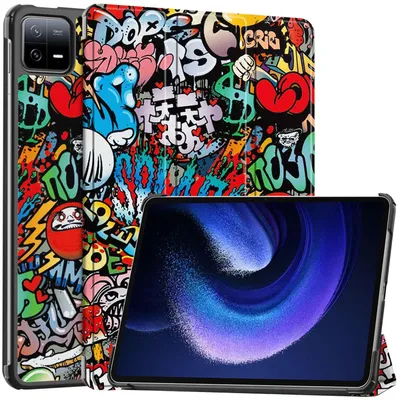 Obrázek produktu pro Pro Xiaomi Pad 6 / Pad 6 Pro 11 palců, 3vrstvé pouzdro Wake UP Smart Cover na tablet s motivem
