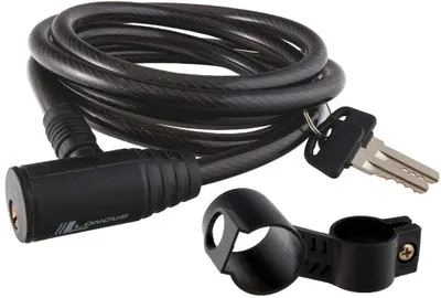 Produktbild von Longus Klasik 10/1800 Black Schloss-Stahlkabel