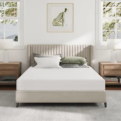 Image de Matelas en mousse à mémoire de forme, 7 zones, fermeté H3, 160 x 200 cm, respirant, idéal pour la chambre