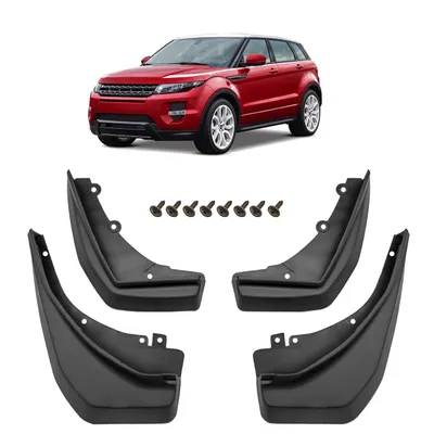 Produktbild von Schmutzfänger 4er-Set mit Befestigungssatz passend für RANGE ROVER EVOQUE L538 2011-2018 DYNAMIC