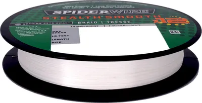Obrázok produktu pre SPIDERWIRE Stealth Smooth, 150m, 0,39mm, 46,3kg / 102,07lbs, transparentný, pletený vlasec, 1507371