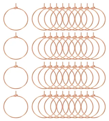 Productafbeelding van Oorbel Ringetjes - 100 Stuks - Voor Sieraden Maken - Roségoud - 20 mm