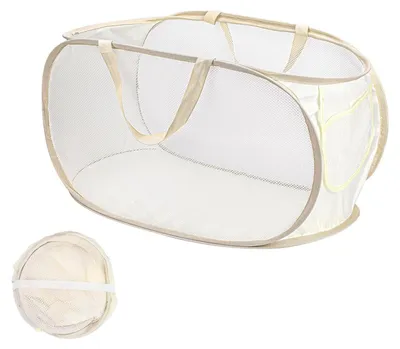 Produktbild von Wäschekorb Wäschesack Faltbarer Wäschekorb - Mesh - 36 x 36 x 58 cm - Zusammenklappbar - Für Schlafzimmer und Badezimmer