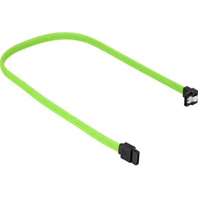 Produktbild von Sharkoon SATA 3, 0,6 m, SATA III, SATA 7-pin, SATA 7-pin, Männlich/Männlich, Schwarz, Grün