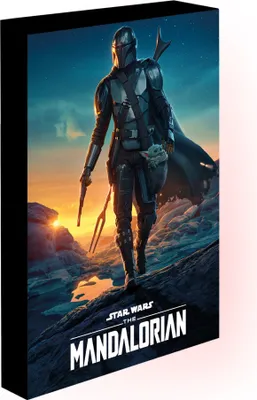 Produktbild von Bild LED leuchtend 30x40 cm, Mandalorian