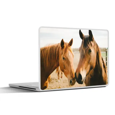 Produktbild von MuchoWow® Laptop Aufkleber Sticker Cover Pferd - Strand - Tiere 31x22.5 cm - Laptop-Deko