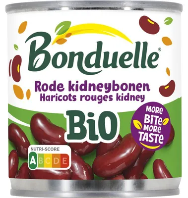 Zdjęcie produktu dla Organiczna czerwona fasola Bonduelle 160g – organiczna, ekologiczna, idealna do sałatek i gulaszy
