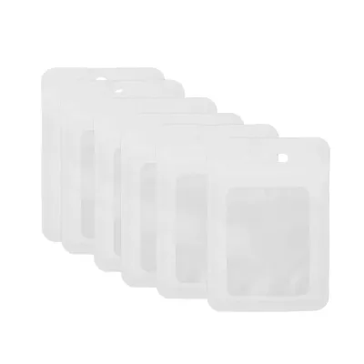 Imagen del producto de Bolsa transparente con cierre hermético y cremallera, bolsa con cremallera resellable, bolsa con cierre de cremallera, bolsa resellable con cremallera, bolsa con cremallera resellable, bolsa para embalaje