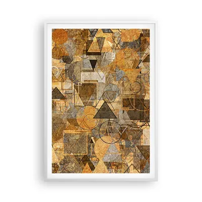 Produktbild von Gerahmtes Poster - Weißer Rahmen - Abstraktion modern - 70x100 cm - Wand Bild - Wanddeko - Wandbilder - Kunstposter - Wandposter - Bilderrahmen - Bilder - Kunstdruck - Wandbild - P2WPA70x100-4021