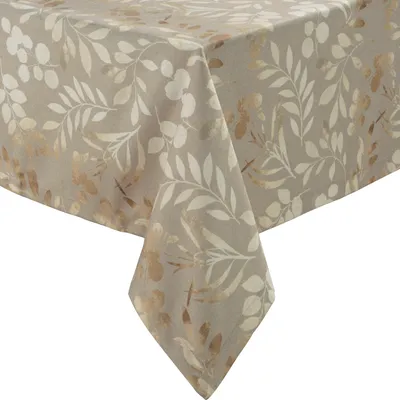 Produktbild von Erwin Müller Tischdecke Blätter" beige 130x170 cm"