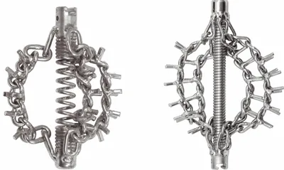 Zdjęcie produktu dla KS TOOLS Głowica do zrywki łańcuchów z łańcuchem kolczastym, 2 łańcuchy Ø50mm, 32mm ( 900.2347 )