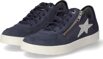 Produktbild von Superfit Kinder Low Sneaker STELLA Dunkelblau Leder Textil Mix Größe: 38