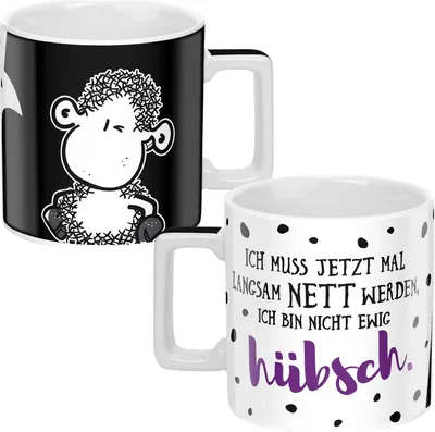 Produktbild von Sheepworld 45925 Tasse Wortheld "Ich muss jetzt mal langsam