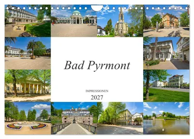 Produktbild von Bad Pyrmont Impressionen (Wandkalender 2027 DIN A4 quer), CALVENDO Monatskalender