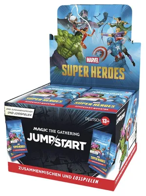 Produktbild von Magic: The Gathering Marvel Super Heroes Jumpstart Booster Display Englisch