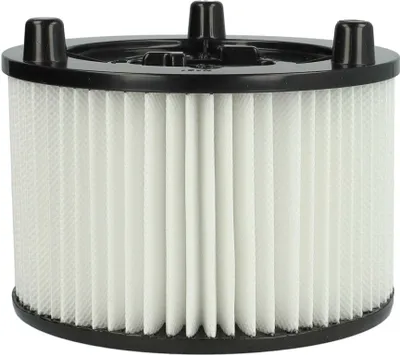 Produktbild von vhbw Faltenfilter kompatibel mit Bosch AdvancedVac 20, UniversalVac 15 Staubsauger - Patronenfilter Weiß Abwaschbar