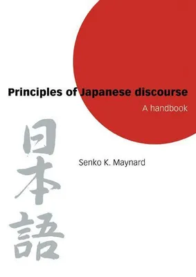 Produktbild von Principles of Japanese Discourse