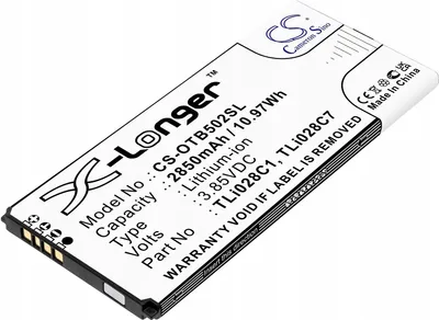 Obrázek produktu pro Baterie pro Alcatel 1b 2020, Alcatel Ot-5002a (ekv. Alcatel TLI028C1), 2850 mAh