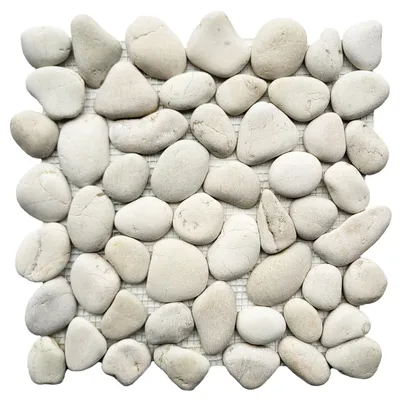 Produktbild von 1 Mosaikfliese K-552 Exklusive Kieselstein-Mosaikfliese – Premium Naturstein für Wand & Boden