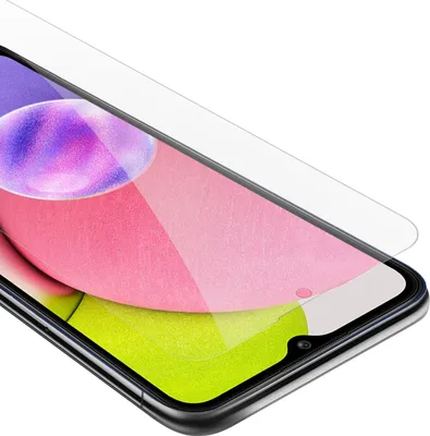 Immagine prodotto di Cadorabo pellicola blindata per Samsung Galaxy A03s pellicola protettiva in vetro temperato trasparente di protezione del display