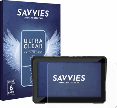 Produktbild von 6x Für Carpuride W502S Pro 5" Schutzfolie Savvies Displayschutz Display Schutz Folie Klar Transparent