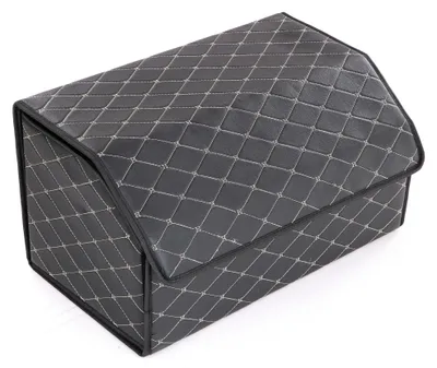 Immagine prodotto di Solidchoice - Organizer per auto  con 2 scomparti, realizzato in ecopelle