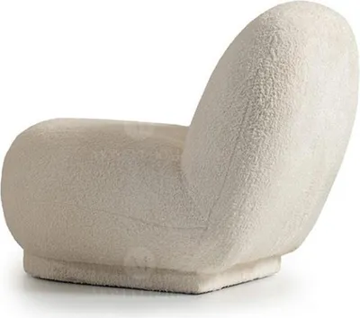 Produktbild von Sessel Cocktailsessel Moderne Weiß Polster Stoff Sitzer Einsitzer