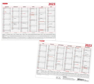 Produktbild von herlitz Tafelkalender 2023 DIN A5