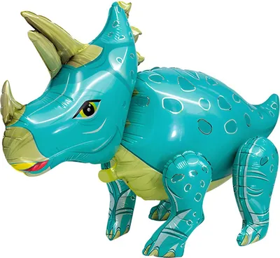 Obrázek produktu pro Folienballon 3D Dinosaurier mit beweglichen Beinen, 11 Blau ca. 57,5 x 91 cm