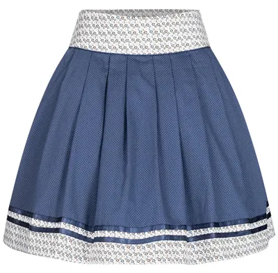 Produktbild von Trachtenrock Gitta in Blau von Nübler Größe 40