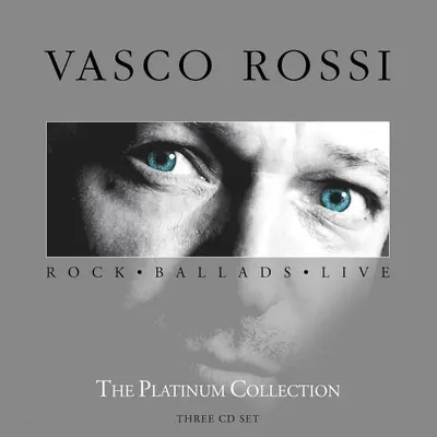 Album cover art for Vasco Rossi's 'The Platinum Collection'.