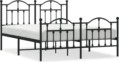 Obrázek produktu pro vidaXL Postel s čelem a nohou kovová 140x190 cm