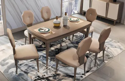 Obrázok produktu pre Set 6x Stühle Stuhl Polster Design Lehn Garnitur Sessel Komplett Gruppe