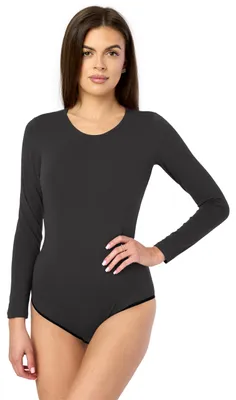 Image de Body à manches longues pour femme Merry Style MS-114 (Graphite, M)