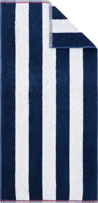 Produktbild von Dyckhoff Handtuch Block Stripe navy, 50 x 100 cm