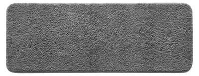 Productafbeelding van Badtapijt, badmat, antislip, wasbaar, grijs, 45x120 cm, microvezel