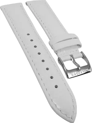 Produktbild von Tommy Hilfiger Uhrenarmband 18mm Leder weiß 1781009 1781009-2