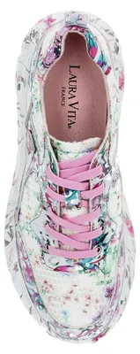 Produktbild von Laura Vita Damen Sneaker Pailletten Plateau Metallic SOFIAO 07, Größe:41 EU, Farbe:Rosa