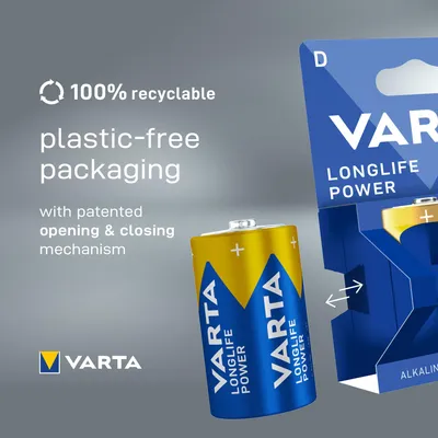 Produktbild von 1x2 Varta Longlife Power Mono D LR 20