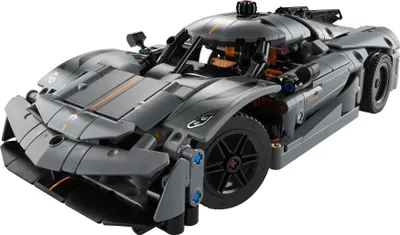 Produktbild von LEGO Technic Koenigsegg Jesko Absolut Supersportwagen in Grau, Bauspielzeug für Jungen und Mädchen, Spielzeugauto für Kinder, Geschenk für Autofans, Dekoration für das Kinderzimmer 42173
